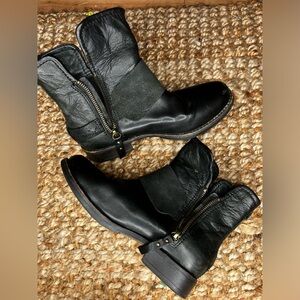 UGG Cybele moto leather boots 6/ 37